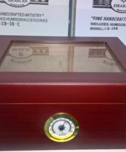 HUMIDOR TREŠNJA STAKLO 30CT
