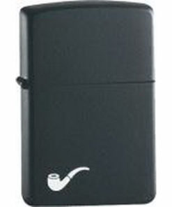 218 PL ZIPPO UP.-BLACK MATTE PIPE LIG