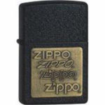 362 ZIPPO UP.- ZIPPO BLACK CRACKLE
