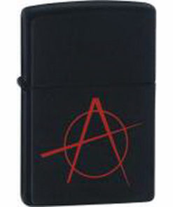 Z20842 ZIPPO UP.-ANARCHY BLACK MATTE